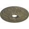 Ekena Millwork Ashley Ceiling Medallion (Canopies up to 4 3/4"), 23 7/8"OD x 4"ID x 2 1/8"P, Witch Hazel Crackle CM23ASWHC - alternate 3
